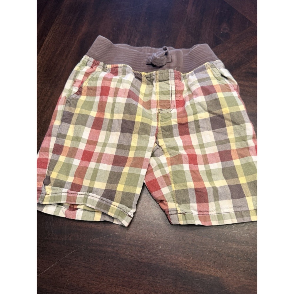 Gymboree Madras Plaid shorts 3T Pull on